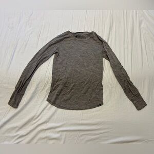 WOOLY Women’s Long Sleeve Crew Sz. M Gray